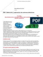 TEF - Selección y Aplicación de Motores Eléctricos