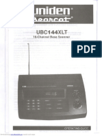 Bearcat Ubc144xlt Operating Guide