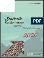 Statistik Kesejahteraan Rakyat Kabupaten Cirebon 2020