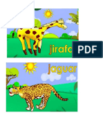 Fonema J La Jirafa y El Jaguar