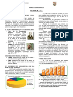 Demografía Mundial: Distribución, Indicadores y Factores