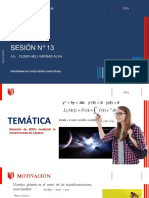 S4.s13 1 Material - Solución de EDOs Mediante La Transformada de Laplace - Matematica III - PFA - Ingeniería Industrial