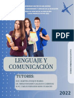 Dossier Lenguaje y Comunicacion Ciencias de La Educacion 2022