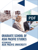 Graduate School of Asia Pacific Studies