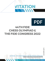 44th Chennai Chess Olympiad & FIDE Congress Invitation