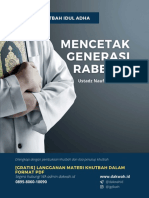 Materi Khutbah Idul Adha Mencetak Generasi Rabbani Dakwah Id