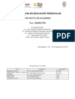 Formatos para El Proyecto de Academia 2022-2023