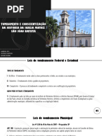 Tombamento Igreja Matriz Pirapozinho
