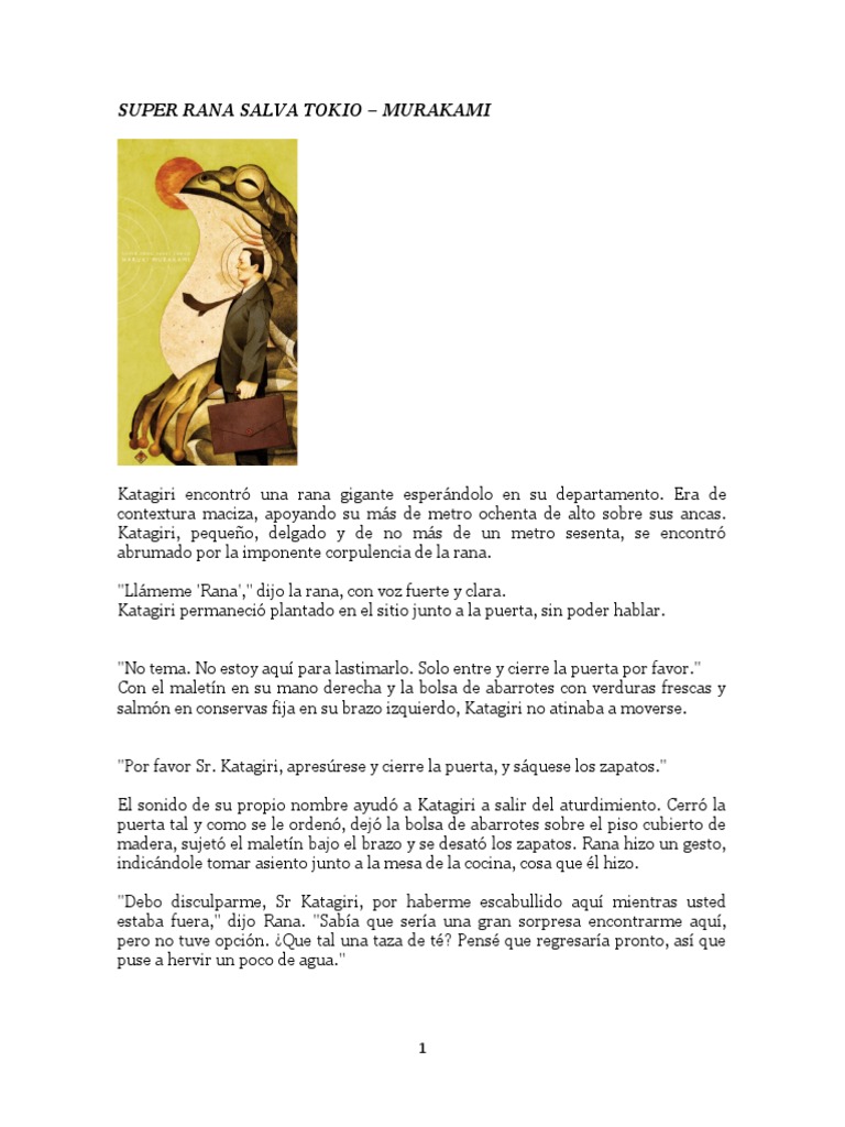 Super Rana Salva Tokio | PDF
