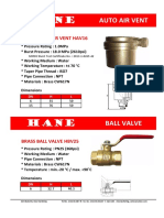 Air Vent and Ball Valve