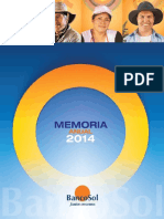 Memoria Banco Sol 2014