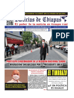 Periódico Noticias de Chiapas, Edición Virtual Miércoles 28 de Septiembre de 2022