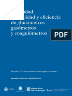 Glucometros Gasometros Coagulometros RedETS AQuAS 2021