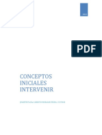 Conceptos Iniciales Intervenir