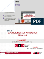 Exposición de Parámetros Urbanos