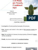 Application of Plane Stress - Pressure Vessels