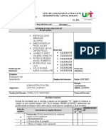 Evaluacion de Desempeño