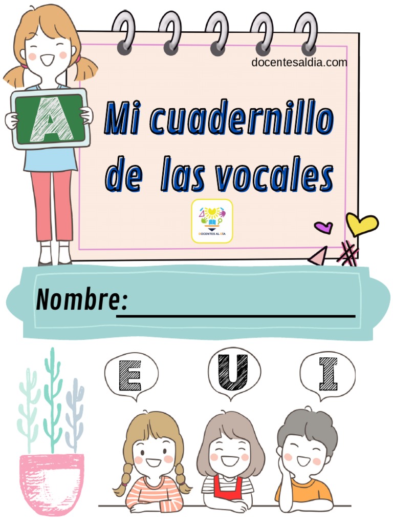 Cuadernillo de Vocales para Niños | PDF | Artes del Lenguaje y ...