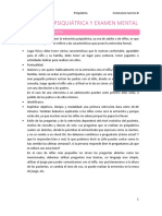 Evaluación Psiquiatrica y Examen Mental Infantil