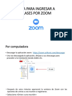 Guia para Ingresar A Clases Por Zoom