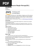 Lab 1 - Amazon Simple Storage (S3)
