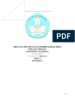 Rencana Pelaksanaan Pembelajaran (RPP) : Tematik Terpadu (Blendeed Learning) Kelas 1 Tema 3 Subtema 4