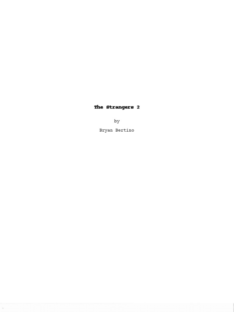 The Strangers 2 | PDF