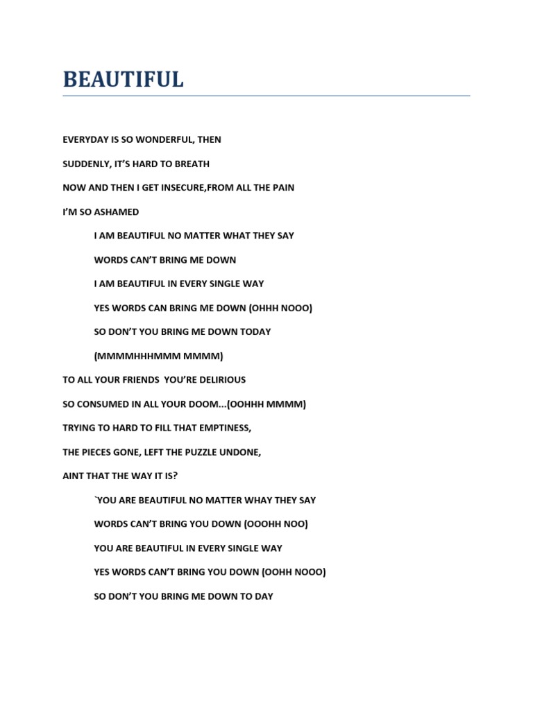BEAUTIFUL | PDF