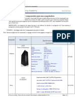 Búsqueda de Componentes para Una Computadora