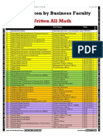 FBS Written Math