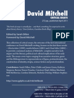 David Mitchell: Critical Essays Digital Poster