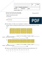 AVALIACAO BIMESTRAL MATEMATICA