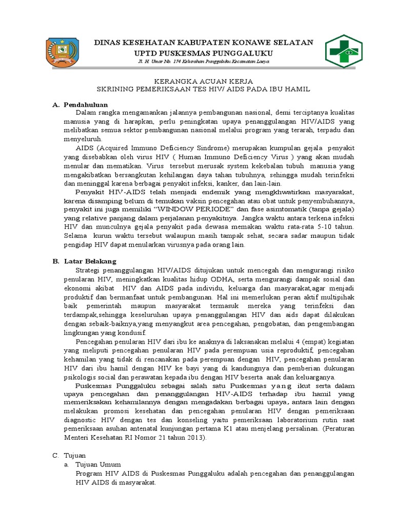 Kak Skrining Hiv Aids Pada Bumil | PDF