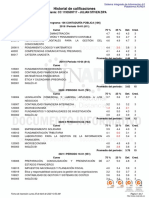 Historial Calificacione