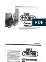 Bike Machine Manual