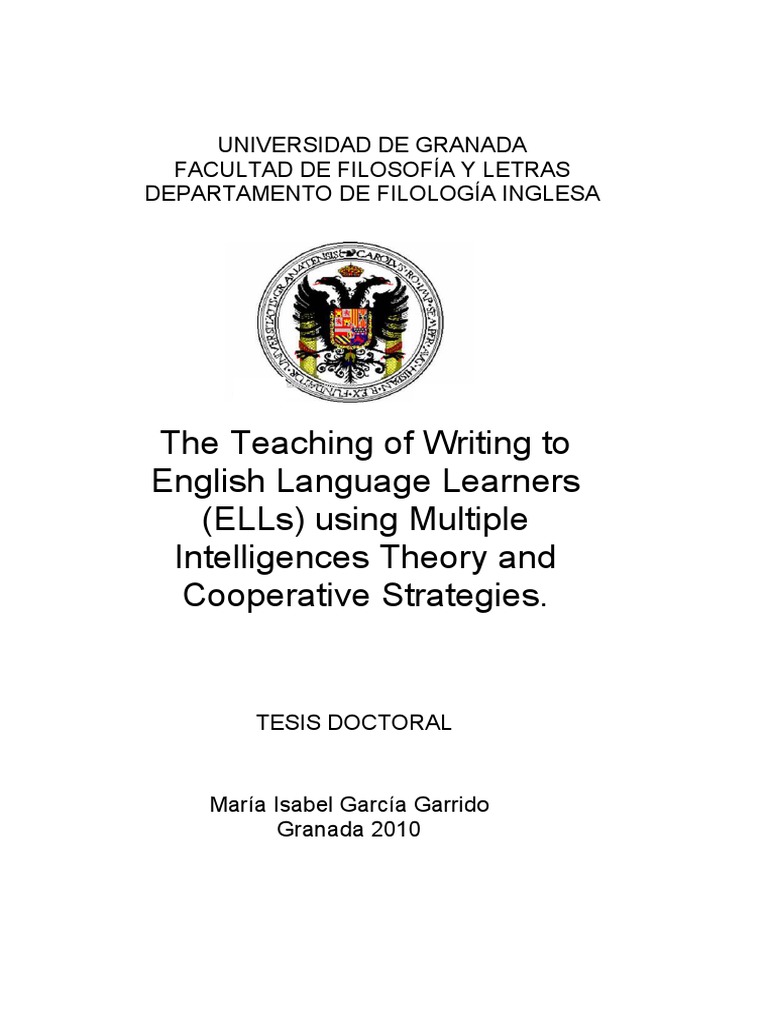 The Teaching of Writing To English Language Learners (PDFDrive) | PDF ...