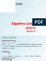 Algebra Lineal22-A 25-08-22