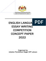 English Language Essay Writing Competition Concept Paper 2022 - State