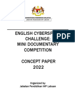 English Cyberspace Challenge - Mini Documentary Competition Concept Paper 2022