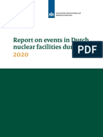 Report On Events in Dutch Nuclear Facilities During