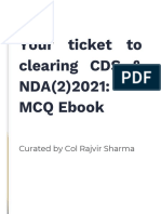 Your Ticket To Clearing - CDS - NDA (2) 2021 Ebook