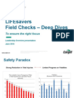 B LIFEsaver Field Check - Deep Dive Leadership Overview Presentation