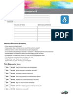 SIF Assessment Forms VEHICLE