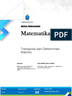 Modul Matematika 3 (TM5)