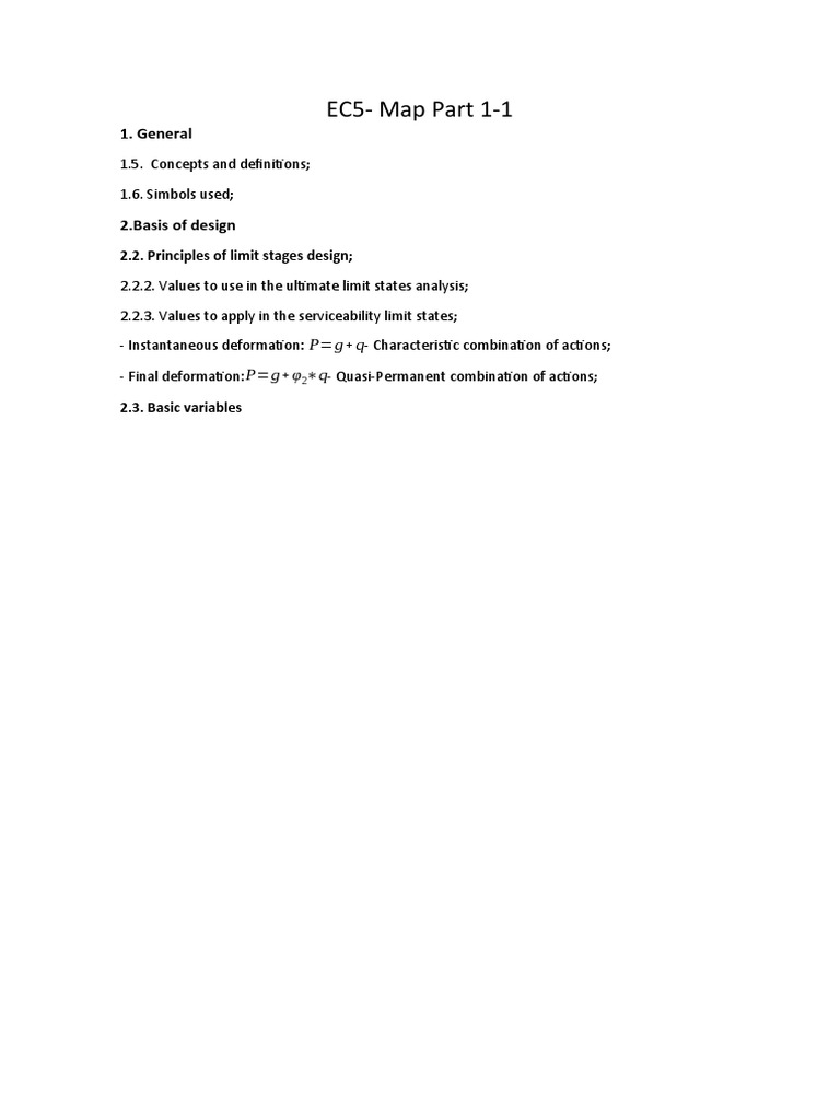 Eurocode Numbers