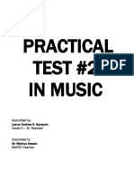 Music Practical Test #2