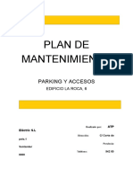 Plan de Mantenimiento