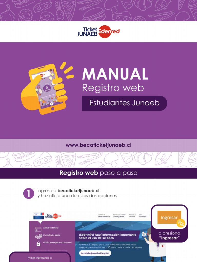Manual Registro  Usuarios Junaeb PDF PDF