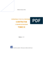 TOMO III.ESTRATEGIA Y PRACTICA. CONTRATOS.  CARRASCO SILVA. 2015