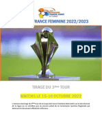 Tirage 3ème Tour Coupe de France Féminine
